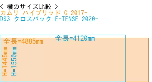 #カムリ ハイブリッド G 2017- + DS3 クロスバック E-TENSE 2020-